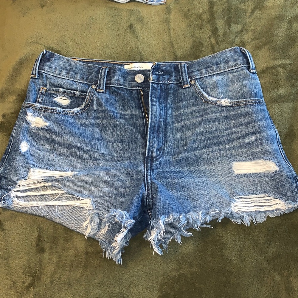 A&f high rise shorts